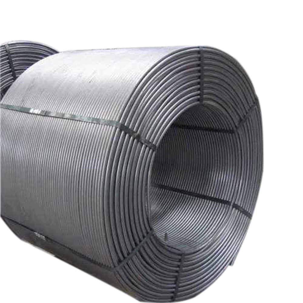 Silicon Calcium Cored Wire Purifying Molten Steel Steelmaking Alloying Additive